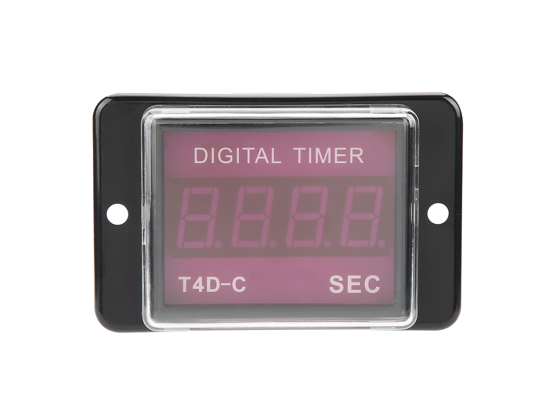 Relé Temporizador Digital Led T4d-c Contador De Tiempo 99.9/999 Seg Min Hr