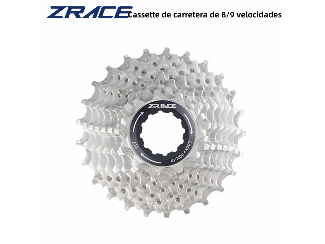 Cassette de bicicleta de carretera Zrace de 8/9 velocidades, 11 dientes, 25/28/32/34/36 dientes, rueda libre, vayotoy