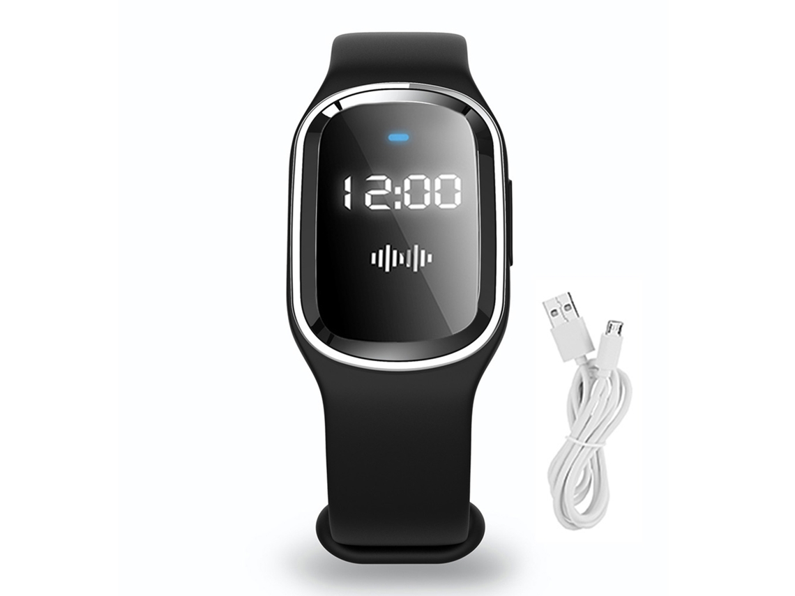 Reloj ultrasónico digital portátil EOOCOO para uso en exteriores.