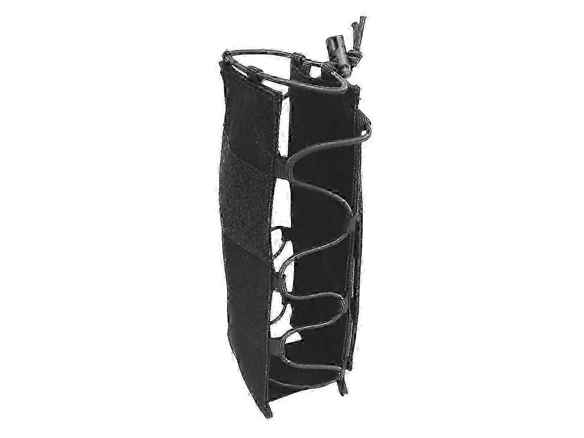 Porta-garrafa tático, bolsa para garrafa de água em nylon com sistema Molle, resistente e ideal para ciclismo e corrida.