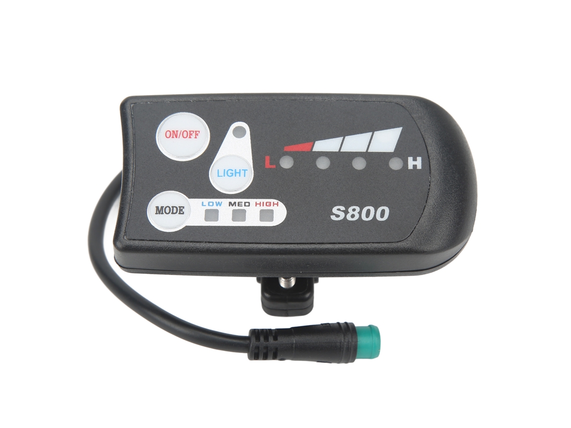 Display Led Para Bicicleta Elétrica (aprovação Universal, Conector À Prova D'água)