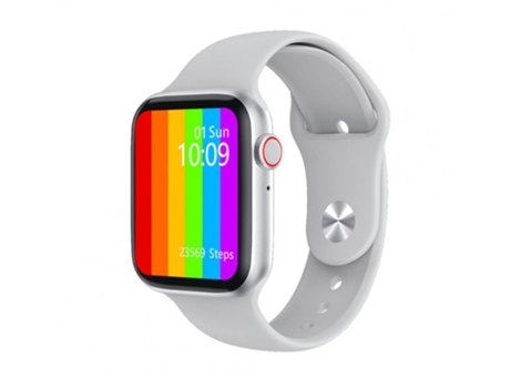 Smartwatch W26+ 44mm Pantalla Completa Bluetooth Llamadas Impermeable Blanco