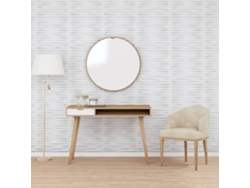 Paneles De Pared 48 Uds Xps Piedra Blanco 50x50 Cm 12 M²