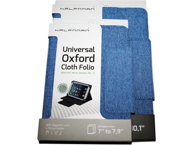 Funda Tablet Universal 10'' HALFMMAN Oxford Azul