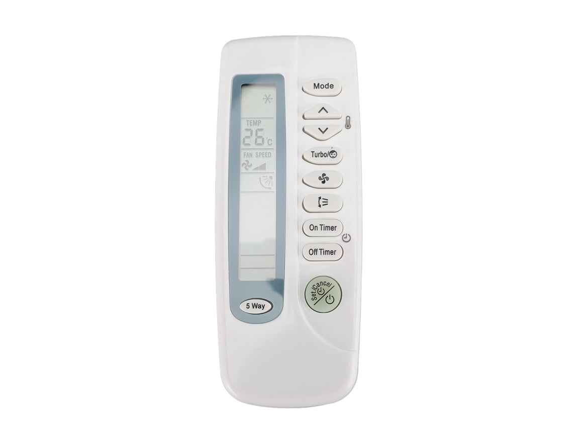 Mando A Distancia De Repuesto Para Aire Acondicionado Arc-410, Arc-460 Y Arc-461 (funciona Con Pilas Aaa).