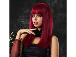 Peruca de cosplay sexy e realista para mulheres, modelo 2026, ideal para festas e Halloween.