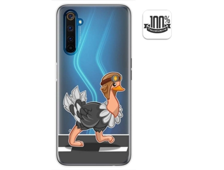 Carcasa Realme 6 Pro TUMUNDOSMARTPHONE Avestruz Multicolor