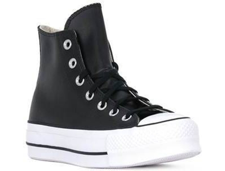 Zapatillas CONVERSE Cuero Mujer (40 - Negro)