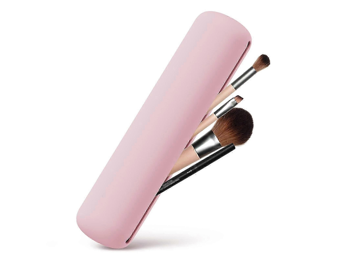 Estuche portátil de silicona para brochas de maquillaje, ideal para organizar herramientas y accesorios de maquillaje. Rosewell
