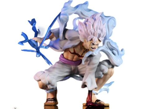 EZII Figura Anime one pease Lufei 19 WHITE BLUE multicolor crianças presente brinquedo bonito