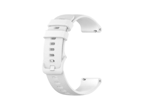 Correa para reloj garminforerunner 245 music, correa de silicona con entramado pequeño, color blanco VENISYMLIS