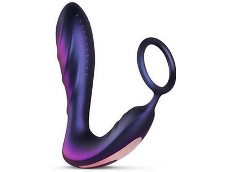 Estimulador HUEMAN Plug Usb y Controle Remoto Negro Hole