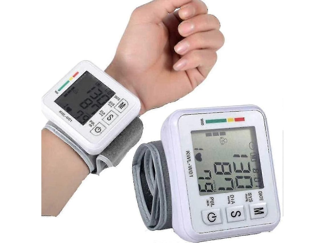 Nuevo tensiómetro automático 2023 con estuche portátil, monitor de frecuencia cardíaca irregular y brazalete ajustable. Perfecto para el control...