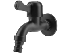 Grifo De Acero Inoxidable Montado En Pared Para Lavadora, Cocina, Jardín Y Baño Con Válvula De Disco Cerámica Anti-goteo G1/2