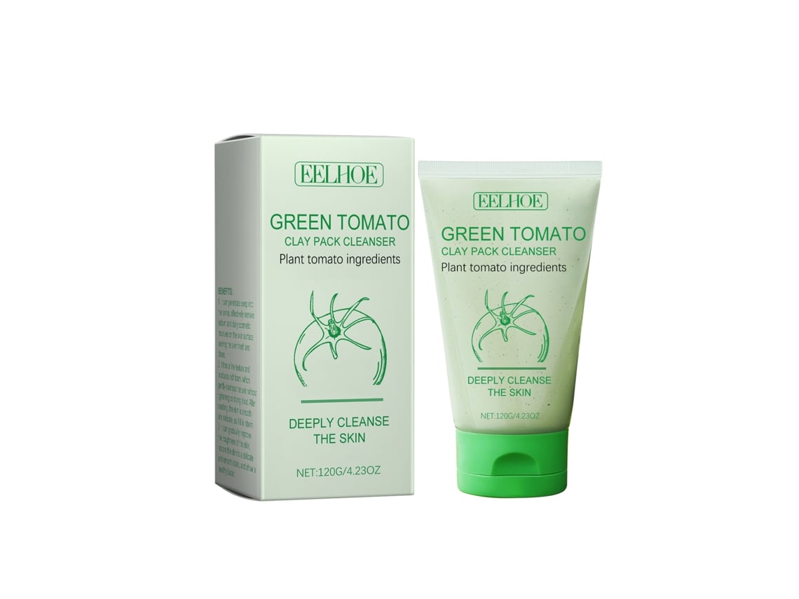 Gel limpiador de poros de tomate verde natural y eficaz
