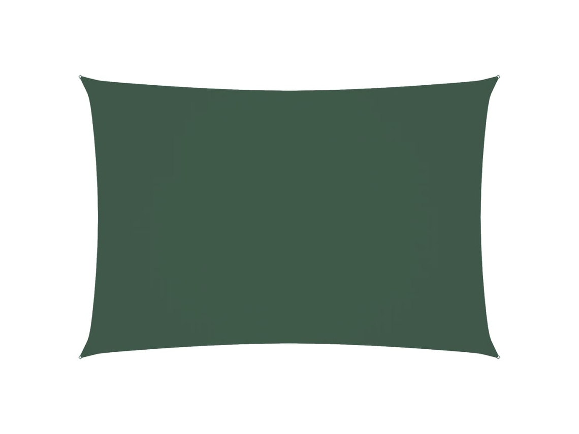 Maison Exclusive - Toldo De Vela Rectangular Tela Oxford Verde Oscuro 2,5x4,5 M