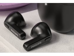 Auriculares Bluetooth True Wireless PHILIPS Tat2236Bk (In Ear - Micrófono - Negro)