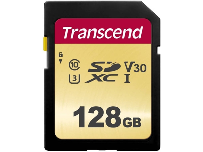Tarjeta de Memoria SDXC TRANSCEND TS128GSDC500S (128 GB - 95 MB/s)