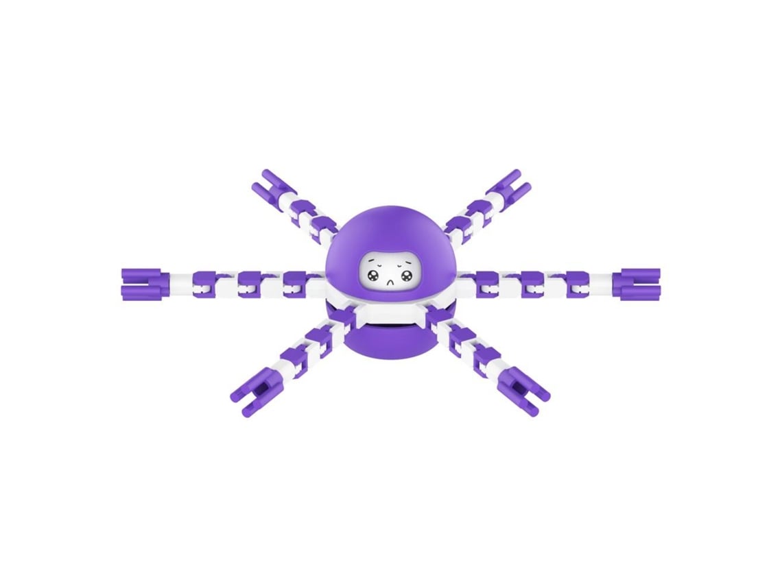 Ats-juguete Transformable Giróscopo Robot Cadena Diy Mecánico Espiral Deformable Antiestrés Para Niños Y Adultos