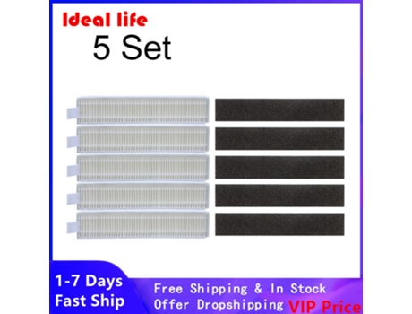 Kit de esponjas de banda de filtro para aspiradora Ecovacs Deebot Ozmo Slim 10,11, piezas de repuesto absolutas, herramienta de limpieza del hogar