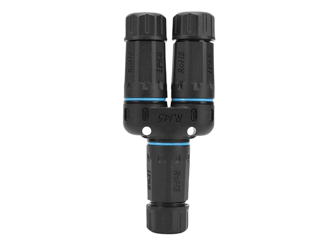 Acoplador Hembra A Hembra Ip68 Rj45, Conector De Cable Ethernet Blindado Para