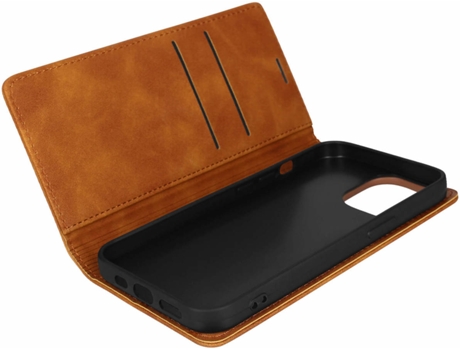 Funda Apple iPhone 13 Pro AVIZAR con Tarjetero (Marrón)