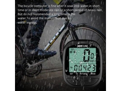 Ciclocomputador Impermeable Con Velocímetro, Odómetro Y Cronómetro Para Ciclismo Al Aire Libre Con Pantalla Led.