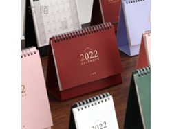Calendario De Escritorio 2022 - Diseño Sencillo, Elegante Y Clásico, Multifuncional, Grande, Morado.
