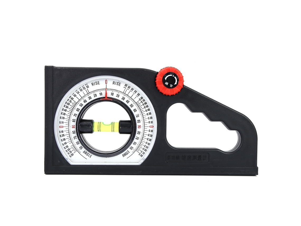 Medidor De Ángulo Para Construcción 0-180° Nivel Protector Universal Medidor De Inclinación