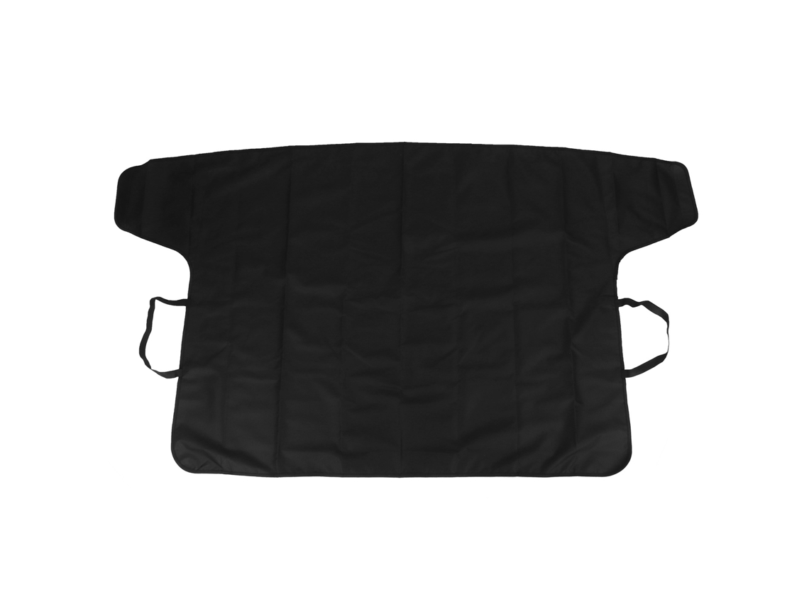 Funda para parabrisas delantero, resistente a la nieve, a la lluvia y al sol, accesorio para coche, color negro, 190,5 x 107 cm