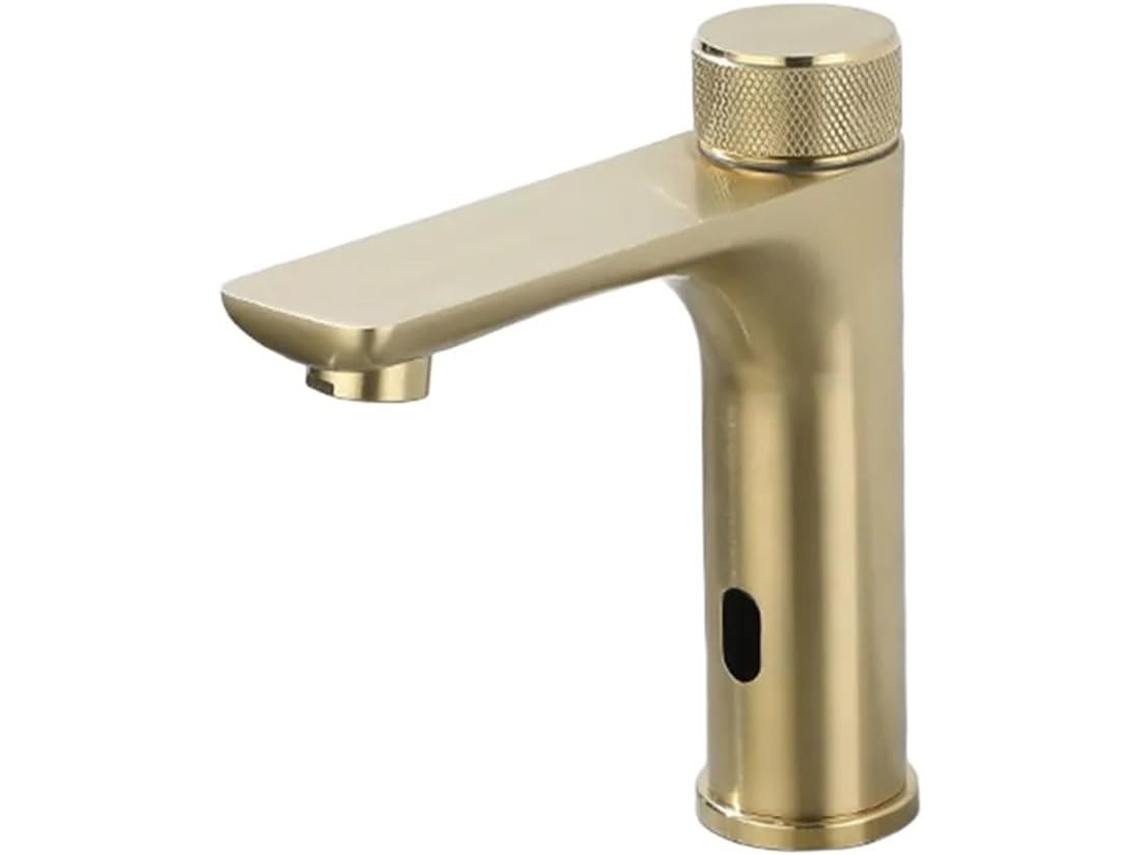 Grifo De Acero Inoxidable, Grifo Mezclador Para Lavabo Con Sensor Infrarrojo, Baño