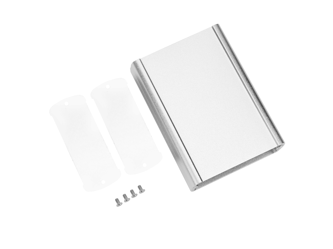 Caja De Aluminio De 32x82x110 Mm Con Disipación De Calor Para Productos Electrónicos.
