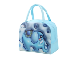 Bolsa Térmica Infantil Para El Almuerzo (elefante), Con Asa, Dimensiones: 23 X 19 X 13 Cm
