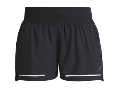 Bermudas ASICS Mujer (Poliéster - Negro - XS)