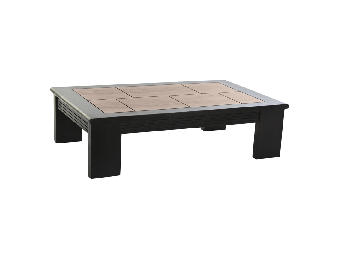 Mesa Centro Acacia Negro 100x60x30cm