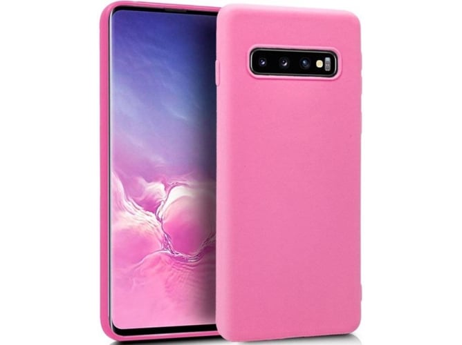Carcasa Samsung Galaxy S10 COOL Silicona Rosa