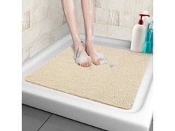Alfombrilla De Ducha Antideslizante De 60x60 Cm, Suave Y Cómoda, Con Orificios De Drenaje, De Pvc Para Zonas Húmedas.