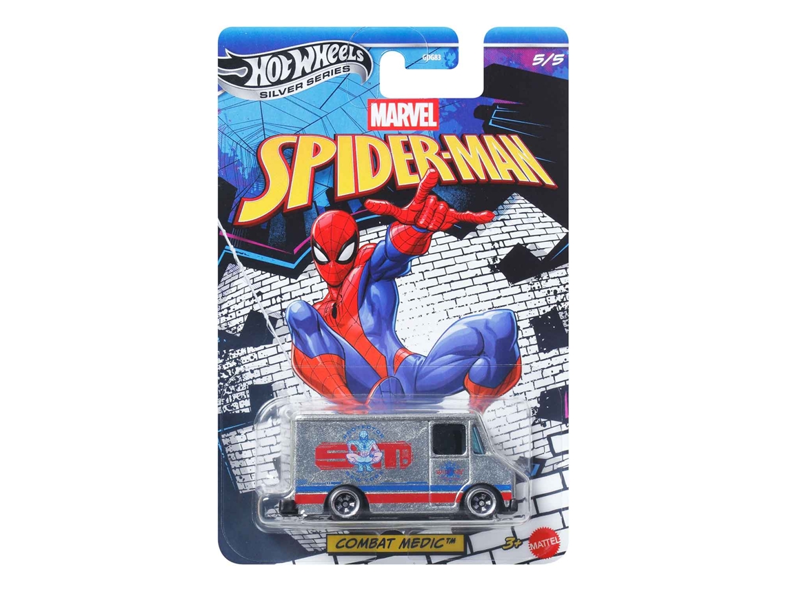 Hot Wheels Silver Series Marvel Spider-man Combat Medic Mattel Gdg83/jkx29