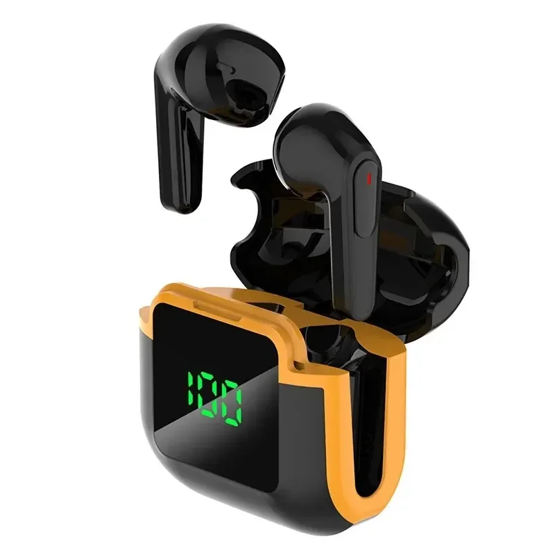 Auriculares inalámbricos Bluetooth 5.3 con pantalla LED, control táctil, cancelación de ruido y sonido estéreo. Mdug
