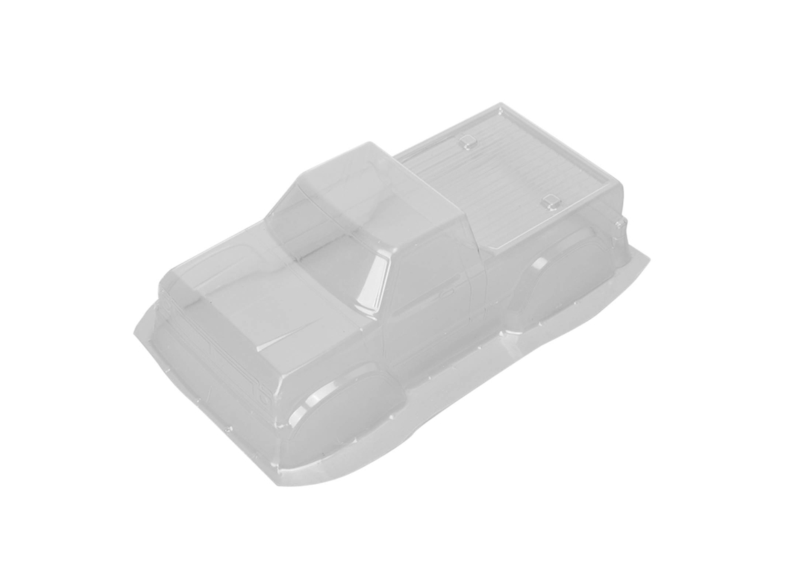 Carrocería Para Coche Rc Con Base De Ruedas Resistente A Impactos, 125 Mm, Para Vehículo Blindado Axial Scx24 A Escala 1:24, Transparente, Accesorio Rc.