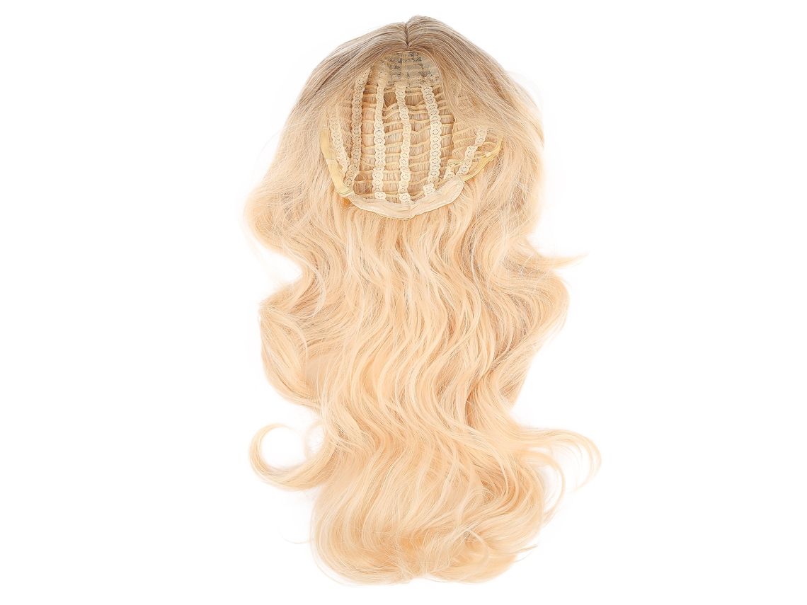 Peluca De Pelo Largo Rizado Ondulado Con Parte Central Para Mujeres, Ajustable Y Cómoda Para Fiestas, Halloween Y Uso Diario