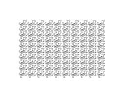 100 Adorables Clips De Papel De Metal Galvanizado Con Forma De Perro Para La Escuela Y La Oficina.