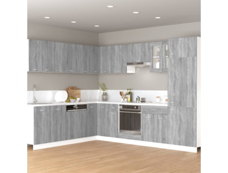 Armario de cocina VIDAXL Gris Madera contrachapada (60x31x40 cm)