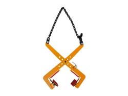 Garra para extracción de palets, alta capacidad de carga, construcción duradera, color amarillo, 500 kg