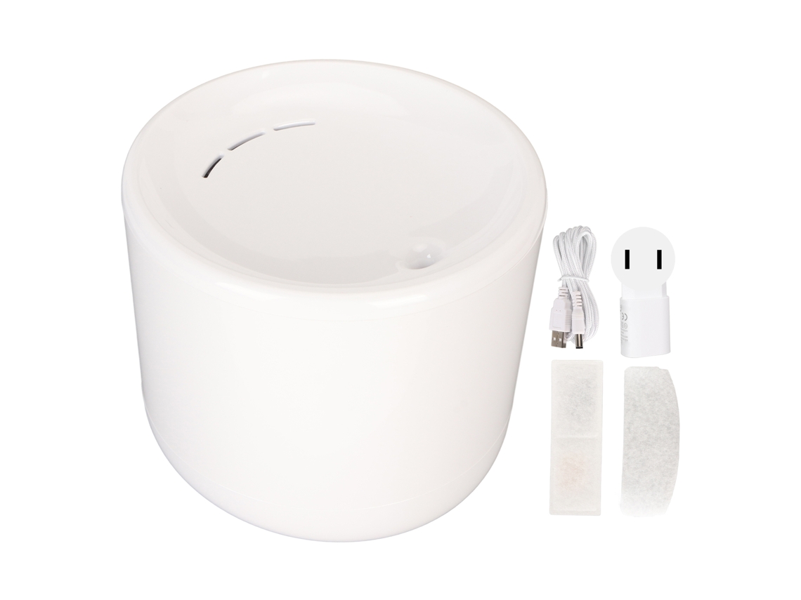 Fonte De Água Inteligente Para Pets 2l Silenciosa Com Controle App E Filtro Para Gatos E Cães 100-240v Plug Us