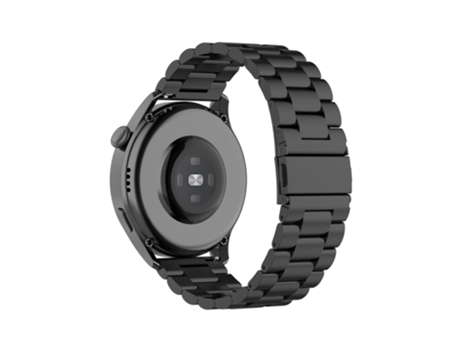 Correa de acero inoxidable 3 perlas 22mm para Huawei Watch 3/Watch 3 Pro - negro