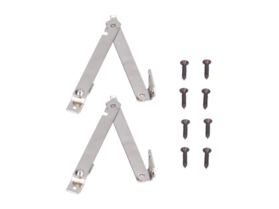 Muelles De Soporte Para Bisagras Plegables Para Cajas De Madera, Armarios Y Muebles, De Acero Inoxidable Con Tornillos.