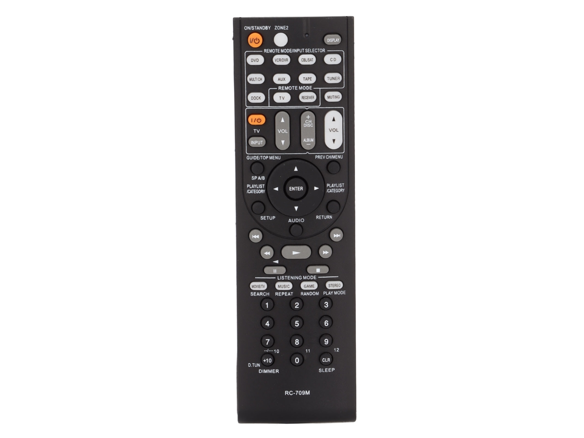 Mando A Distancia De Repuesto Para Receptores Av Onkyo Tx Sr506 Tx Sr506s Rc-709m Con Botones Sensibles.