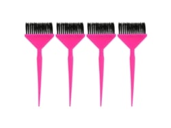 4pcs Pincel De Cor Para Cabelo Portátil Leve Com Grip Confortável Aplicador De Tinta Para Cabelo