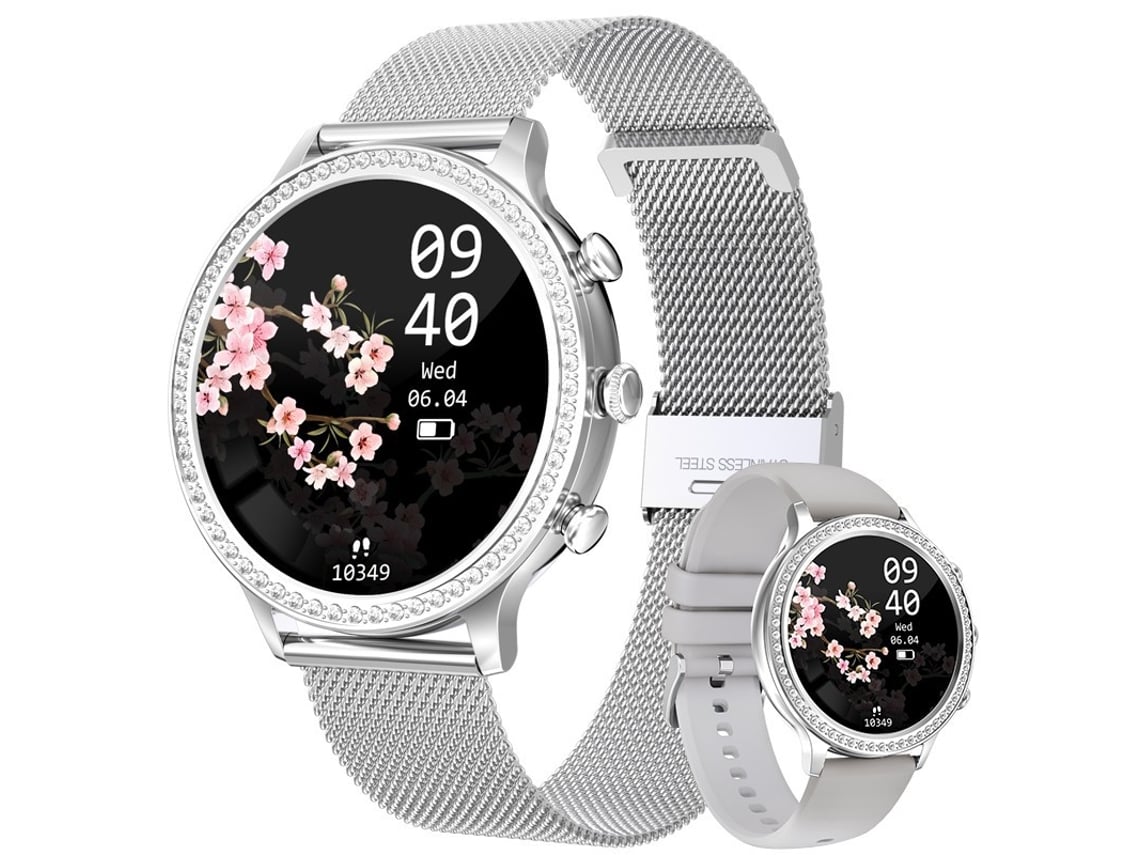Relógio SmartWatch Lw07 (Prateado - Senhora)